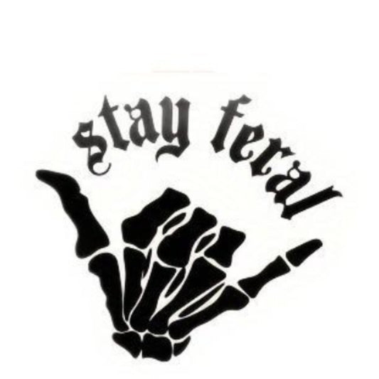 Funny Reflective Car Sticker - Skeleton Finger Design, Personalized Decoration to Turn Heads