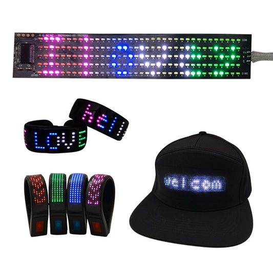 LED Flexible Display Screen – Bluetooth Programmable Scrolling Text via APP | DIY Animation | Eye-Catching for Promotion & Events
