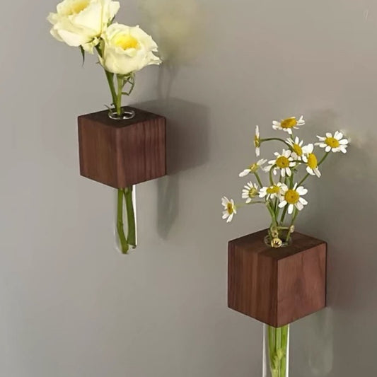 Magnetic 3D Flower Vase Fridge Sticker | Test Tube Planter | Aesthetic Home Decor