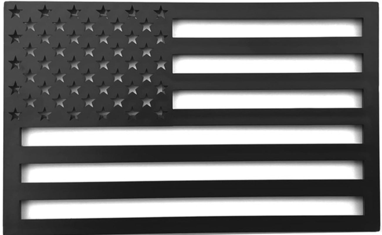 Car Decal – 3D Hollow American Flag Side Badge • Personalized Truck & Car Emblem, Patriotic Pride